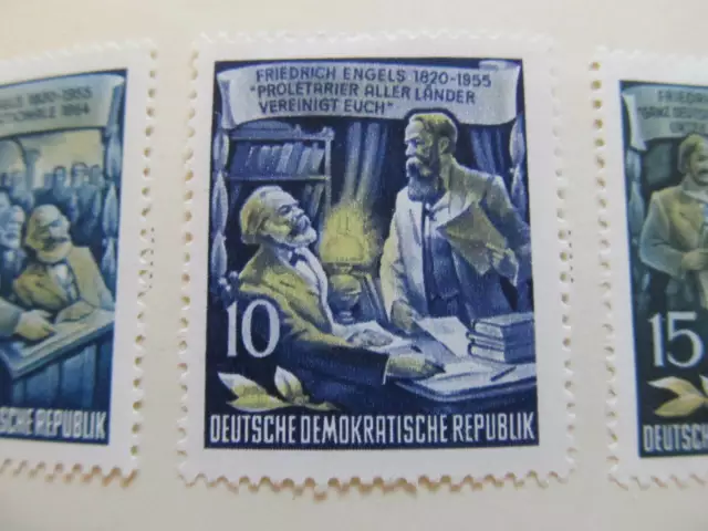 DDR Germany Democratic Republic 1955 10pf fine mh* stamp A11P8F176