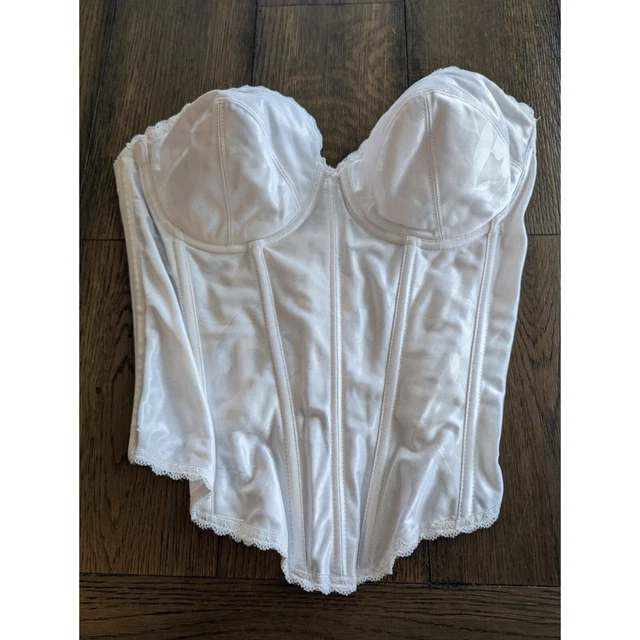 Davids Bridal Womens Sz 38C White Corset Style 899