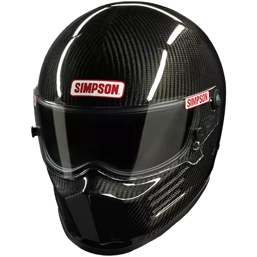 Simpson Racing SA2020 Carbon Bandit Auto Racing Helmet - Large - Carbon Fiber