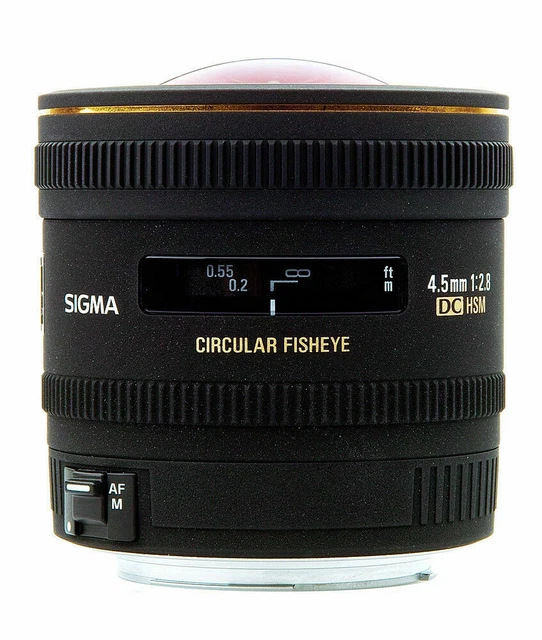 Sigma 4,5 mm / 2,8 EX DC Fisheye HSM Objektiv für Canon EOS Demo-Ware