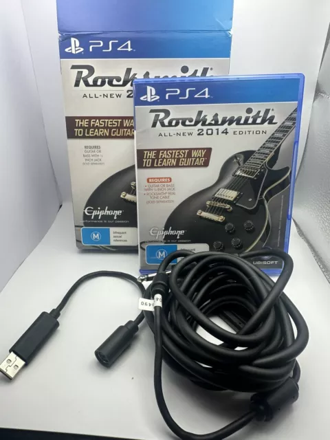 Rocksmith 2014 (PS4) Complete with Real Tone Cable - FREE P&P