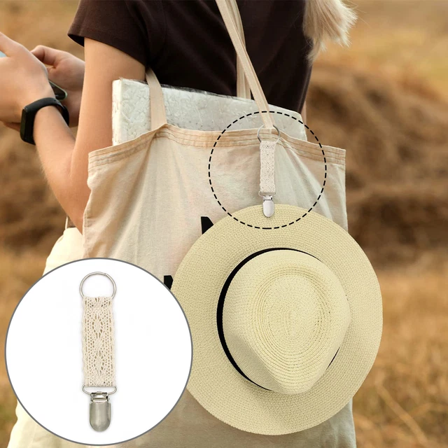 Hat Keeper Clip Elegant Charming Close Tightly Travel Hat Clip Cozy