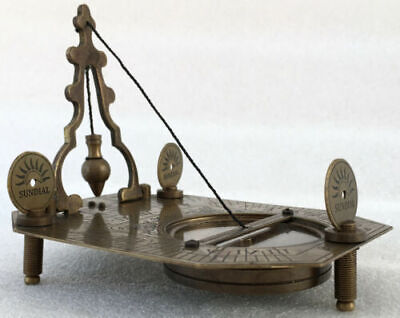 Antique Nautical Marine Compass Maritime Brass Sundial Compass Design Gift