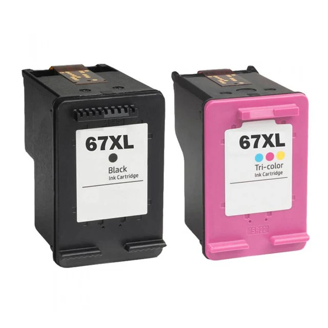 4X COMPATIBLE INK Cartridges 67XL for HP DeskJet Plus 4100 4120 4121