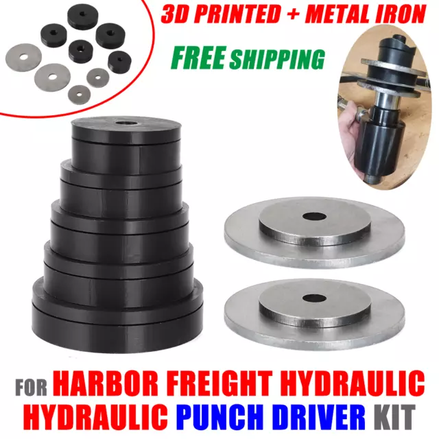 Sheet Metal Dimple Die Backing Discs For Harbor Freight Hydraulic Punch Driver