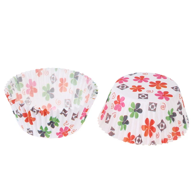 100 pz tazza da forno torta forniture per feste tazze trattamento dessert di carta