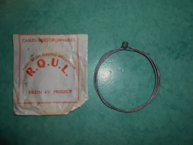 Câble R.Q.U.L. frein avant Peugeot 15/10 1,10 m goupille 7,5x8 mm neuf