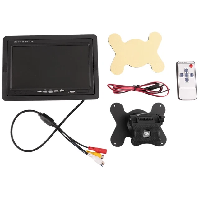 Monitor LCD a colori 12 V-24 V 7 pollici TFT per auto TVCC retrovisore V9L1