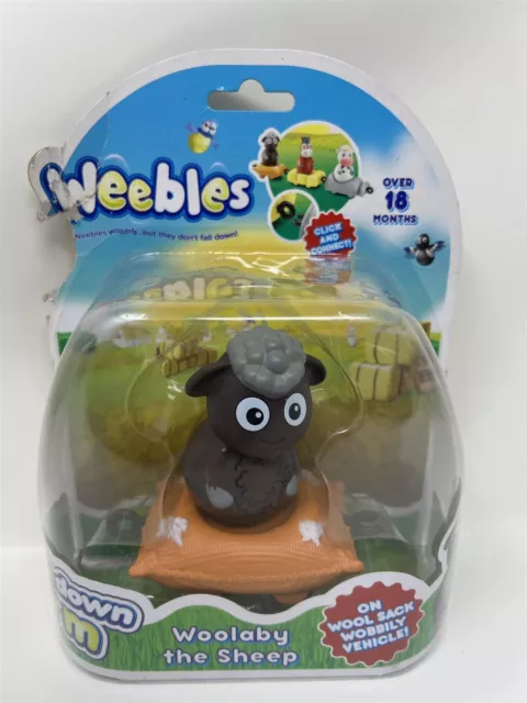 Weebledown Farm - WOOLABY THE SHEEP & Vehicle - Weebles -  NEW Damaged Packaging