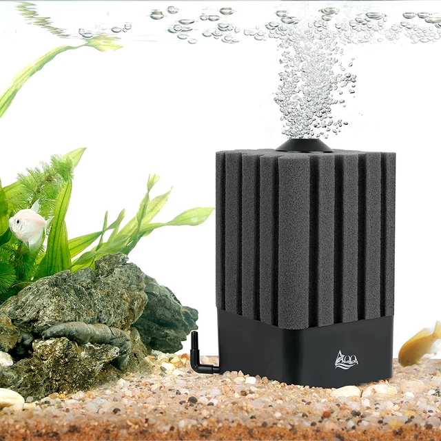 Aquarium Sponge Filter Submersible Fish Tank Filter Ultra Quiet Aeration Bio Spo
