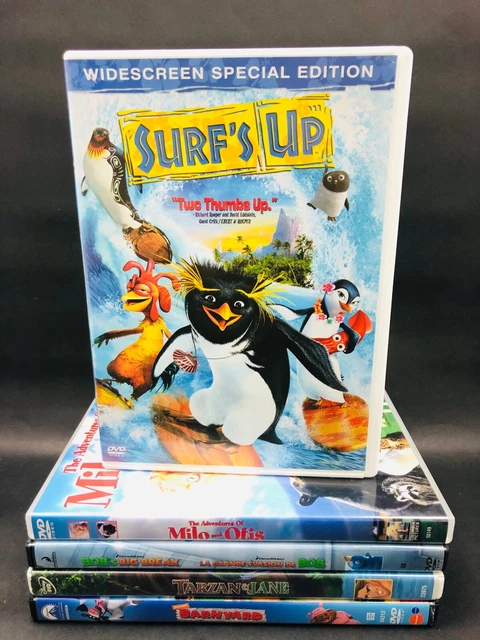 (5) DISNEY NICKELODEON Tarzan Barnyard Bob Surfs Up Milo Kids Children ...