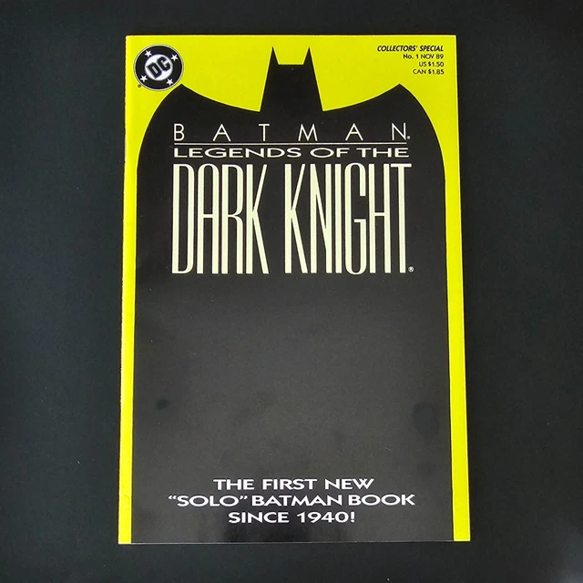 DC Comics Batman Legends of the Dark Knight #1 1989