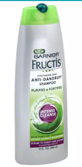 (1) Garnier Fructis Haircare Anti-Dandruff Shampoo Intense Cleanse 13 Oz FL