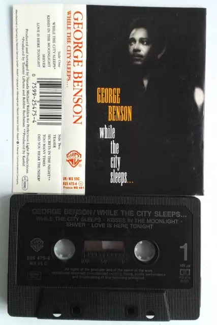 George Benson, während die Stadt schläft. 8 Spur Album Kassette. 1986 WB Records