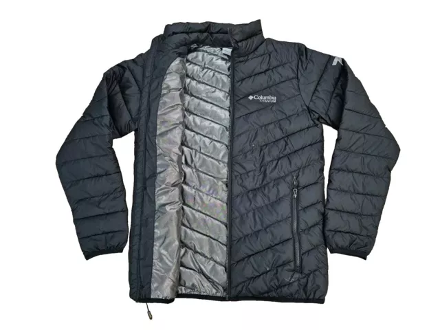 COLUMBIA TITANIUM OMNI Heat Puffer Full Zip Jacket Women's Size Small ...