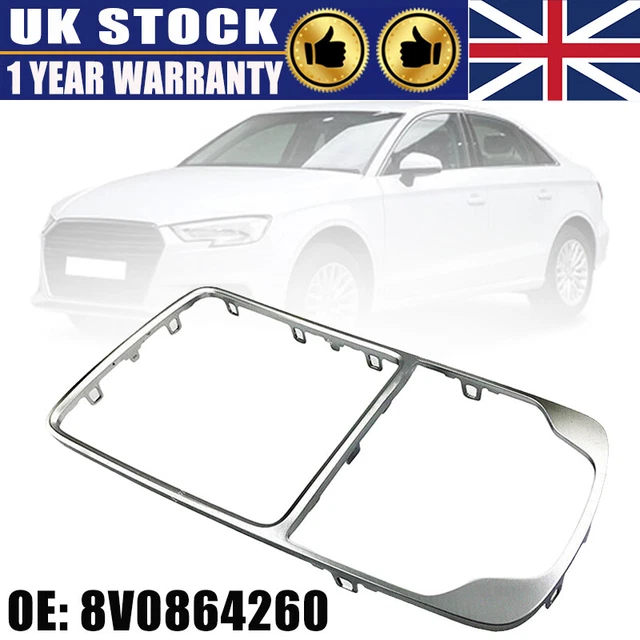 Shiny New Chrome Trim For Your Audi A3 Center Console – Fits 2013-2020 Models Like S3 & RS3