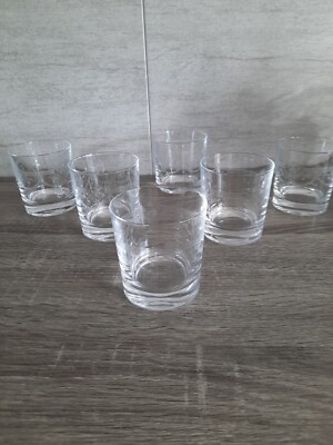 Lot De 6 Verres à Whisky En Cristal DOF - Fabriqué En Europe - Lave-vaisselle - 262g Pièce