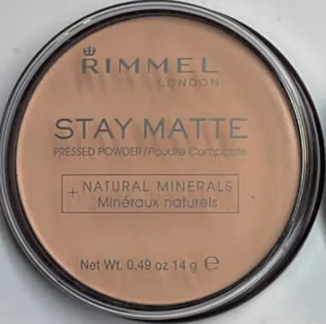 Rimmel Stay Matte Pressé Poudre, 002/007 Naturel Minéraux
