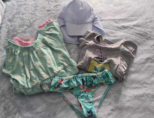Marks & Spencer M&S Kids Girl's Summer sun outfits bundle age 5-6 years BNWT