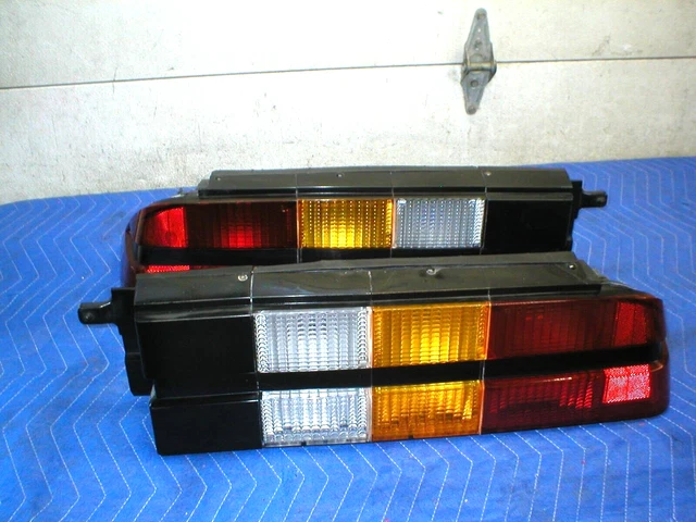 1982-92 Z28 Camaro Iroc Z28 Black Stripe Tail Lights Pair Left Right Tailights