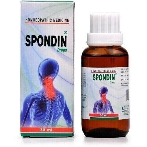 Dr. Bhargava Spondin Drops 30ml For Cervical Spondolysis, Pain & Stiffness Neck