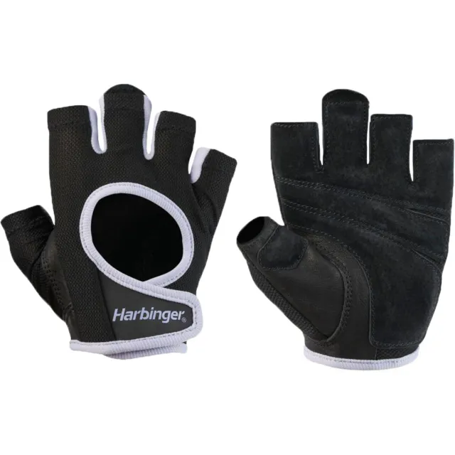 Harbinger Women's Power Weight Lifting Gloves - Periwinkle
