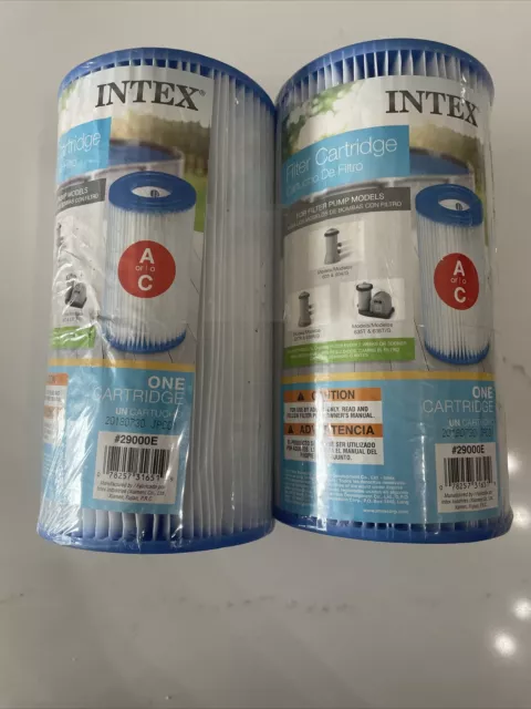 (Pack of 2) Intex 29000E/59900E Easy Set Pool Replacement Type A or C Filter