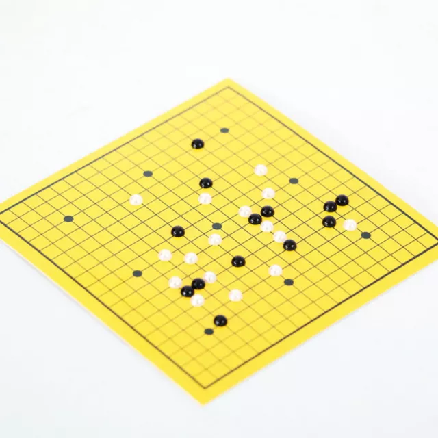 3 Mini International Chess Sets 1:12 with Board - Black-