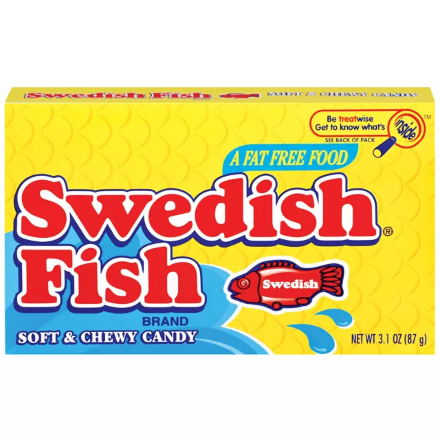 Swedish Fish Red - Theatre Box - 88g