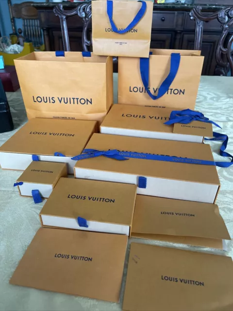 Authentic Louis Vuitton XL Magnetic Empty Box 17.5” x 19.25” x 3.5, Bag &  Cover