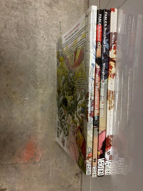 Fables Trade Paperback LOT of 4 Vol. 1,2,3, 5 Vertigo - TPB Bundle