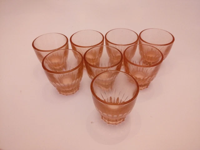Lot De 8 Verres à Tequila Calibre 12 - Couleur Rouge Et Dorée, Parfait Pour Les Cadeaux Hommes Ou Soirées - 8