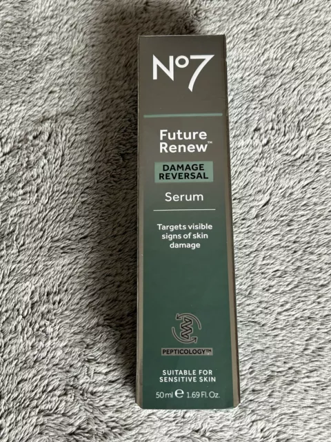 No7 Future Renew Damage Reversal Serum 50ml BNIB Free P&P