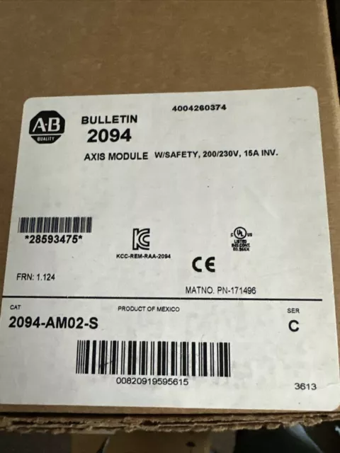 New For Allen-Bradley 2094-AM02-S Servo Drive Axis Module Sealed Fast Delivery