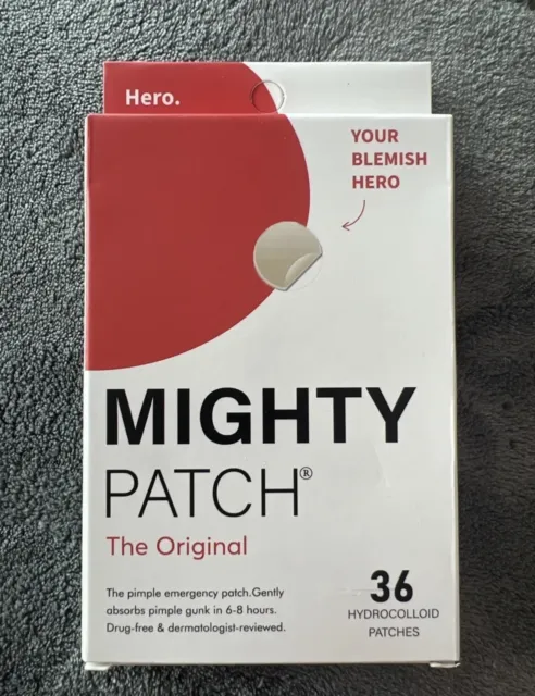Mighty Patch Original de Hero Cosmetics - Parche de granos hidrocoloide acné 36 quilates