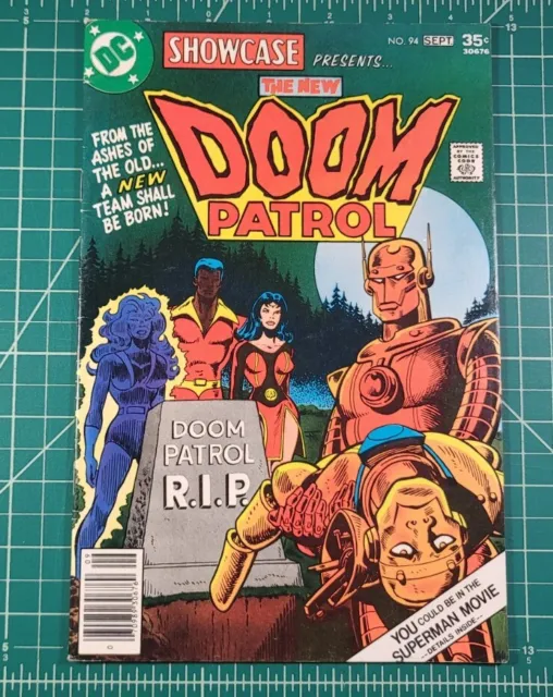 Showcase Presents #94 (1977) Newsstand 1st App New Doom Patrol DC Comics