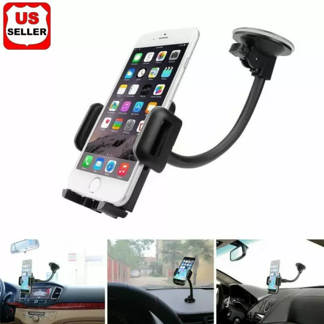 Car Windshield Dashboard Suction Cup Mount Holder Stand for Cell Phone Universal