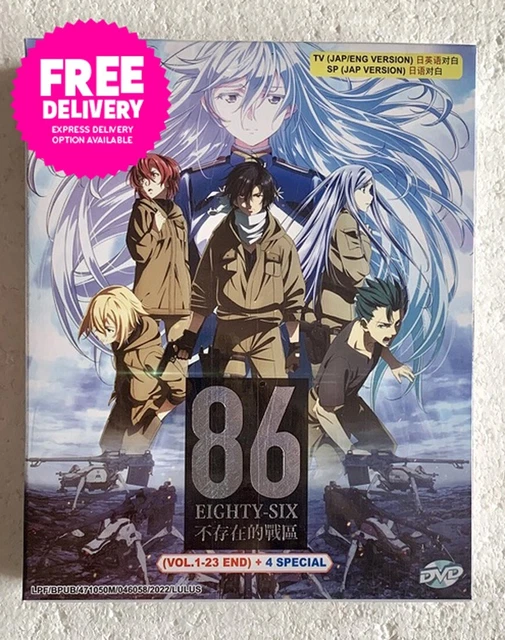 DVD ANIME 86 Eighty Six Complete TV (Vol. 1-23 END) + 4 Specials ...