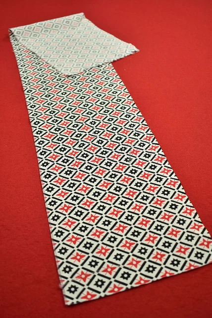Vintage Japanese Kimono Fabric Wool Antique Boro Kusakizome Dyed 36.6"/LW40/45