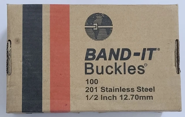 BAND-IT Buckles C254 1/2 Inch 12.70mm 201 Stainless Steel New FREE SHIPPING - UK