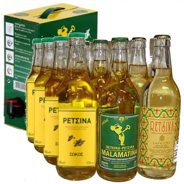 Retsina 9 Liter Probierset Malamatina Lafkioti Soko