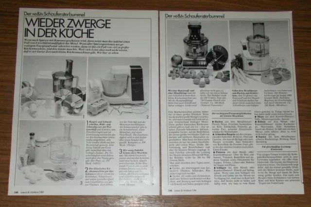 Seltene Werbung | Review BRAUN Küchenmaschine 1984