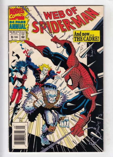 WEB OF SPIDER-MAN Annual #9 (1993-06) Vol 1 MARVEL The Cadre Cloak Dagger