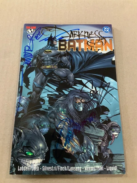 Darkness/Batman #1 (DC/Top Cow 1999) — 5x signed Loeb, Silvestri, Lobdell, Miki