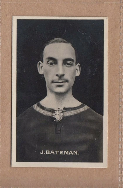 1922 DC Thomson Footballers Signed Real Photos - B J Bateman, Crystal Palace