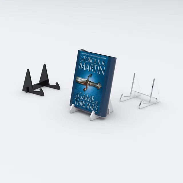 BOOK STANDS / Acrylic Display Stand / Retail Book Holder / Cookbook