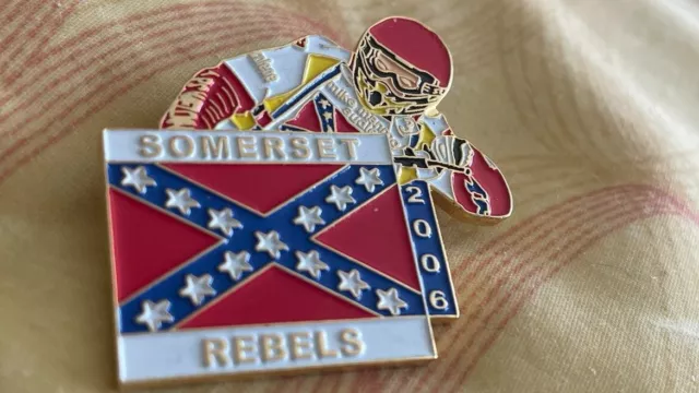 Somerset Rebels---2006--Speedway Badge--Silver Metal-