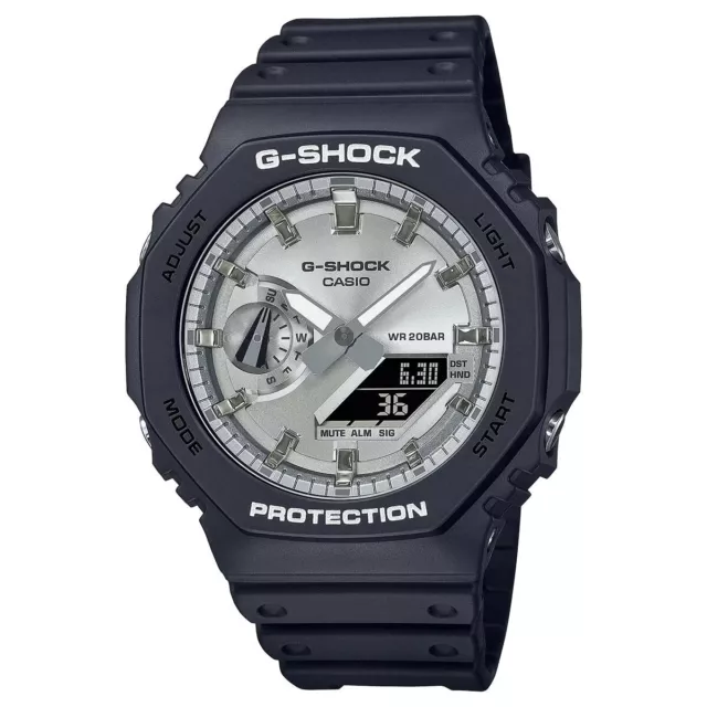 G-SHOCK CARBON CORE Black Silver CasiOak Analog-Digital Watch GShock ...