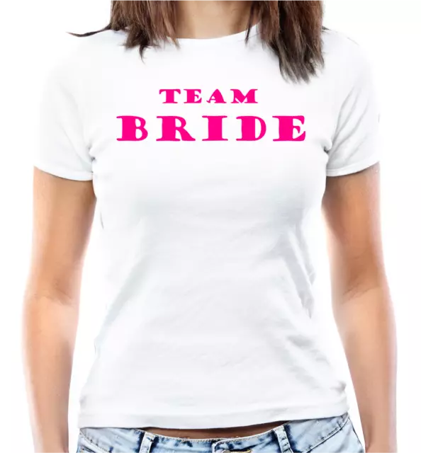 T-shirt Addio al nubilato "Team bride" - Maglia donna regalo party scherzo