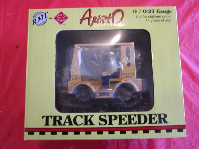 O Gauge New York Subway Motorized Track Speeder #1953 by Aristo Craft O Gauge New York Subway Motorized Track Speeder #1953 by Aristo Craft